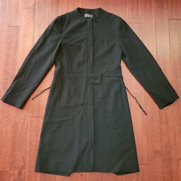 Ted Baker London Jackets & Blazers - Ted Baker Black Linen Zip Coat- Career Executive
